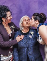 three generations of family