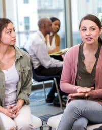 Support group meeting